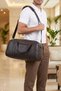 Brown Faux Leather Unisex Large Volume Premium Travel & Fitness & Sports Bag - 00125 - 3