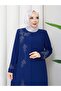 Plus Size Leaf Stone Mother Dress En7008