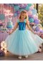 Girls Mermaid Costume - Girls Party Birthday Mermaid Dress - 2