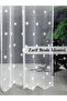 Tulle Curtain Star Pattern Don'T Want Iron 1E 2Layers Sparse Pleat Suitable for Living Room Kitchen Balcony and Children's Room - 2