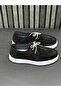 Black Suede Leather Men's Sneakers - 5