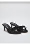 Satin Bow Detailed Women's Slippers - 4