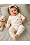 100% Cotton Combed Cotton Pajama Set 3-18 Months Baby Set Soft with Snap Fasteners on the Shoulder