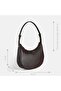 Women's Bitter Brown Leather Shoulder Bag - 6