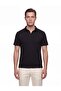 Slim Fit Cotton Non-Curling Polo Collar Black T-Shirt Ts 928