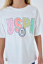 4-15 Years Old Licensed Us Polo Assn Girl's Set-Ecru - 5