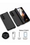 Samsung Galaxy Z Fold 6 Compatible Case with Pen, Camera Protected, Foldable, Durable, Hard Slim Cover