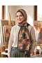شال فريش - نمط هايل - EM002-15 - بني، ظلال اللون الخوخي