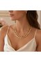 Cm Jewelry Gold Big Circle Chain Women's Necklace 45 cm Stainless Steel |   It Doesn'T Get Dark |   Special Boxed - 6
