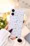 iPhone 17 Compatible Anti-Shock Matte Transparent Printed Silicone Case
