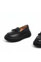 Women's Leather Comfort Casual Shoes 7735-Lx - Black - 40 - 3