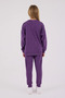 9-15 Years Stay Will Girl's Suit-Purple - 2