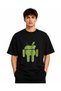 Tricou Unisex Bumbac Premium Casual " Apple head Android " - 6