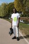 Tricou Unisex Bumbac Premium Casual " Android eats Apple " - 3