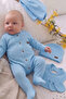Baby Waffle Textured 5-Piece Hospital Discharge Jumpsuit Set - 4
