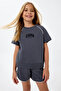 4-15 Years Licensed Us Polo Assn Girls' Set-Anthracite - 4