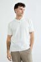 Knitted Patterned Polo Neck Knitwear T-Shirt - 2