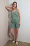 Corded Strap Shorts Pajama Set - 2