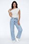 High Waist Loose Fit Jean Pants - 4