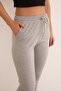 Basic Designed Jogger Sweatpants with Elastic Waist - 5