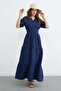 Beli Gipeli Muslin Fabric Maxi Dress