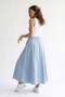 Women's denim a-line midi skirt - 2
