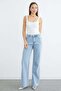 Stone Bow Detailed Palazzo Jeans - 3