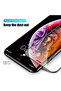 3pcs Black Glass for Iphone x 10 3PCS Full Cover Tempered Glass For iPhone 7 Plus 6 6s 8 X 10 Screen - 3