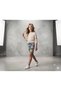 Girl's Ripped Detailed Pocketed Denim Shorts - 4