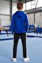 Boy's Potential Thick Striped Hooded Straight-Leg Diver Fabric Tracksuit Set Esf7017 - 2