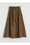 Original Belted A-Line Modal Blend Skirt - 5