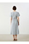Original V-Neck Floral Dress - 4