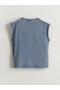 Original Oval Collar Printed Boys' Undershirt - 4