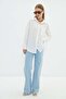 Basic Single Pocket Oversize Shirt - 5