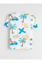 Original Oval Collar Printed Boy's T-Shirt - 3