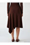 Original Elastic Waist Asymmetrical Cut Skirt - 2