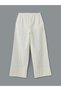 Trendlucky Women's Striped Linen Blend Trousers with Elastic Waist - 6