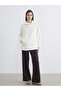 Nevavm High Neck Oversize Women's Fleece Sweatshirt with a Difference - 2