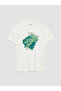 Original Oval Collar Printed Boy's T-Shirt