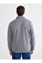 Lcwaikiki Classic Gray High Collar Long Sleeve Men's Thick Sweatshirt - 4