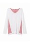 Bluza, Alb/Rosu - 2