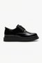 Zrk-x16 high quality thick sole black patent leather daily men's classic shoes - 7