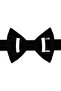 Velvet Black Bow Tie Dog Collar - 6