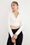 Double Zipper Polo Collar Blouse - 3