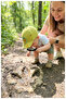 Modern Dinosaur Embroidered Baby Sun Hat - Cool and Protective - 0-18 Months (Size 44-46 cm) - 6
