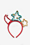 Red Sequin Christmas Figured Girl's Crown - 6