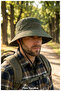 Adjustable Drawstring, Custom, Hunting Fishing Safari Sun Hat for Summer (Unisex) (55-59 cm) (Diameter 37 Brim 10 cm) - 3