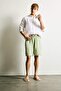 Breathable 100% Linen Premium Baggy Fit Bermuda Shorts G0854Ax26Sm - 2