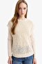 Crew Neck Embroidered Sweater Sweater F3296Ax25Au - 5
