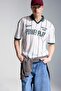 Loose Fit Printed Short Sleeve Khaki Polo T-Shirt G4269Ax26Au